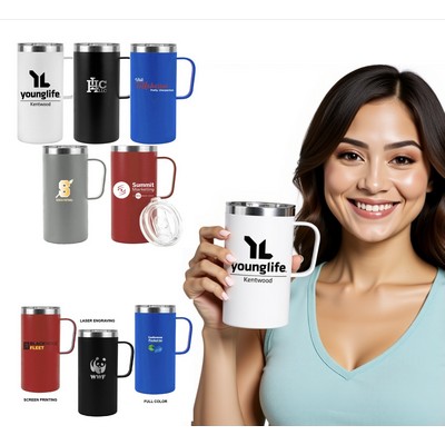 The 20 Oz. Big Outdoor Stainless Steel Vacuum Mug