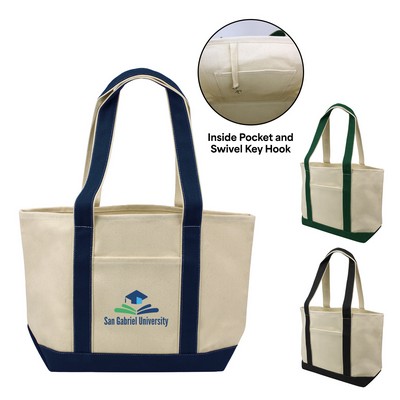 New! Large Canvas Heavy Duty Boat Tote
