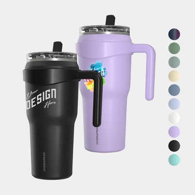 40 oz Hydrapeak® Stainless Steel Insulated Roadster Tumbler w/ Straw Lid